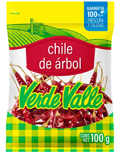 Verde Valle Chile de árbol 100gr