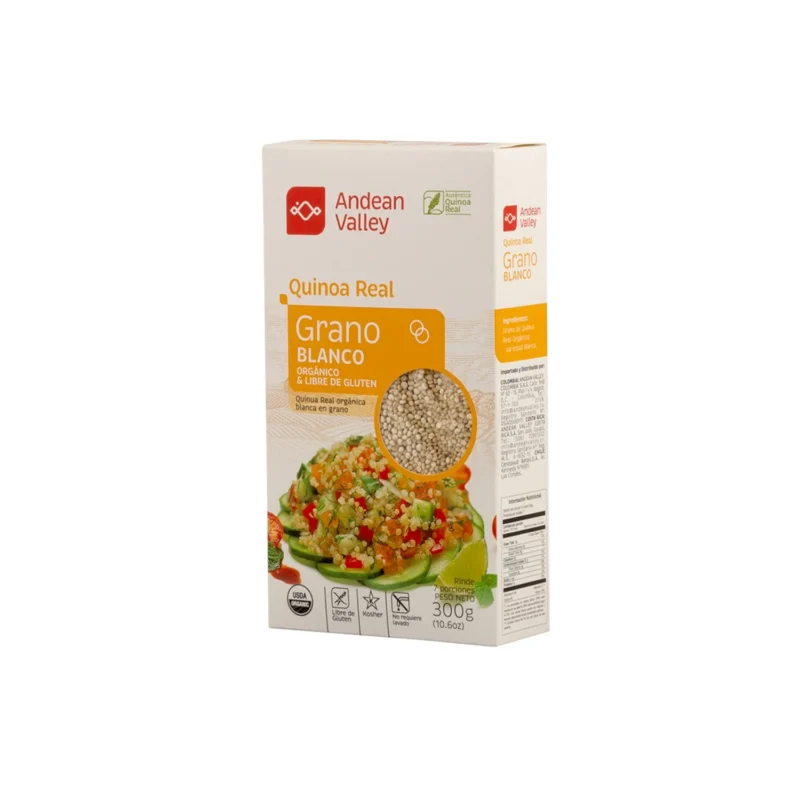 Grano Orgánico de Quinoa Real Blanca x 300 Grs - Andean Valley - Imagen 3