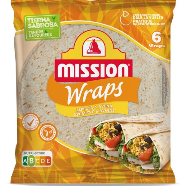 Mission Wraps espelta & avena 370gr