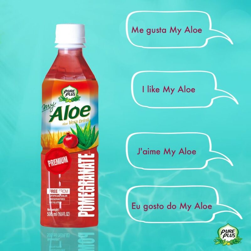 MY ALOE GRANADA 500 ML PURE PLUS - Imagen 2