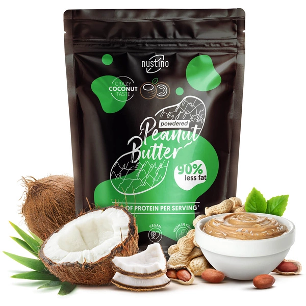 Nustino Pure – mantequilla de maní en polvo – Coconut 400g