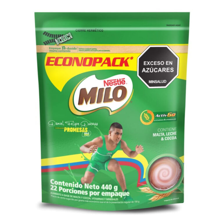 Milo de Colombia Nestle Doypack 440GR