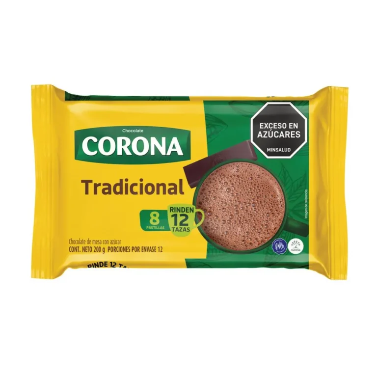 Chocolate Tradicional CORONA paquete 200gr