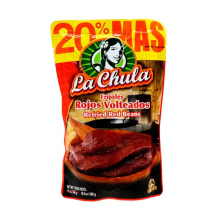 FRIJOL ROJO VOLTEADOS LA CHULA 480 G