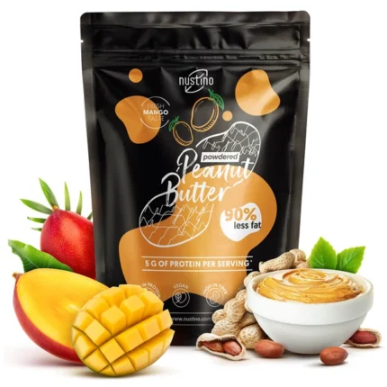 Nustino – Mantequilla de cacahuete en polvo – Mango (sin azúcar añadido) 400 g