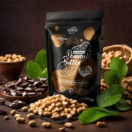 Nustino Pure – mantequilla de maní en polvo – Chocolate 400g - Imagen 2