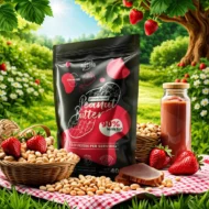 Nustino Pure – mantequilla de maní en polvo – Strawberry 400g - Imagen 2