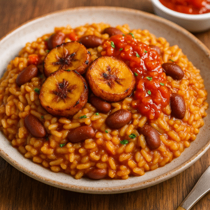 Pack de Productos "Arroz atollado con frijoles, ají y plátano dulce (4 porciones)"