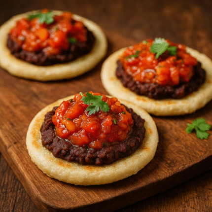Pack de Productos para cocinar "Arepa con puré de fríjoles y salsa de ají con tomate (4 porciones)"