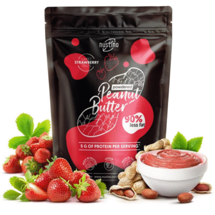 Nustino Pure – mantequilla de maní en polvo – Strawberry 400g