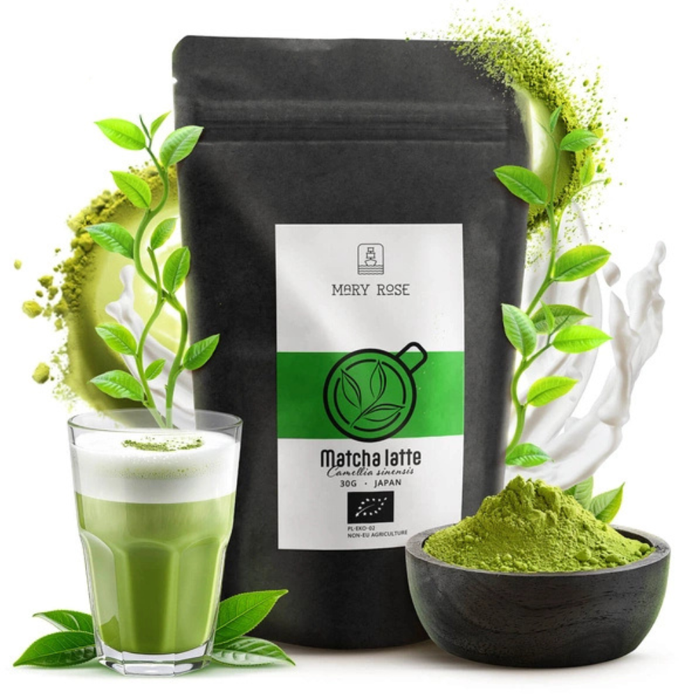 Diseño sin título (24) Mary Rose – Matcha Latte (BIO) 30 g - Imagen 1