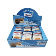 Alfajores de maicena chocolate blanco MARDEL caja 24 unidades