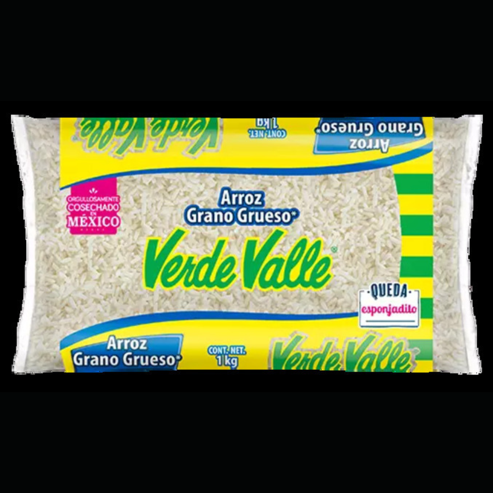 Diseño sin título (60) Verde Valle Arroz Grano grueso 500gr - Imagen 1