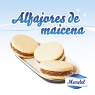 Alfajores de maicena MARDEL caja 27 unidades