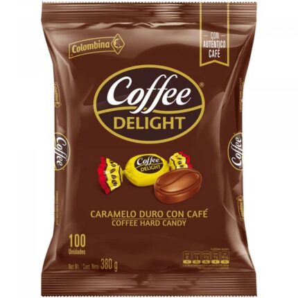 Coffee Delight caramelo duro COLOMBINA bolsa 380gr