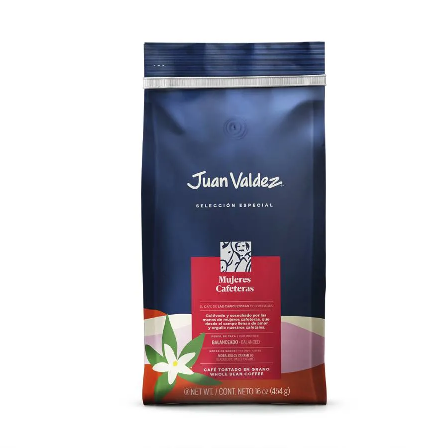 origen-mujeres-2-copia.webp Juan Valdez, Café Mujeres Cafeteras 454gr Grano - Imagen 1